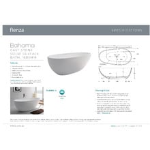 Bahama 1700 Free-standing Bath